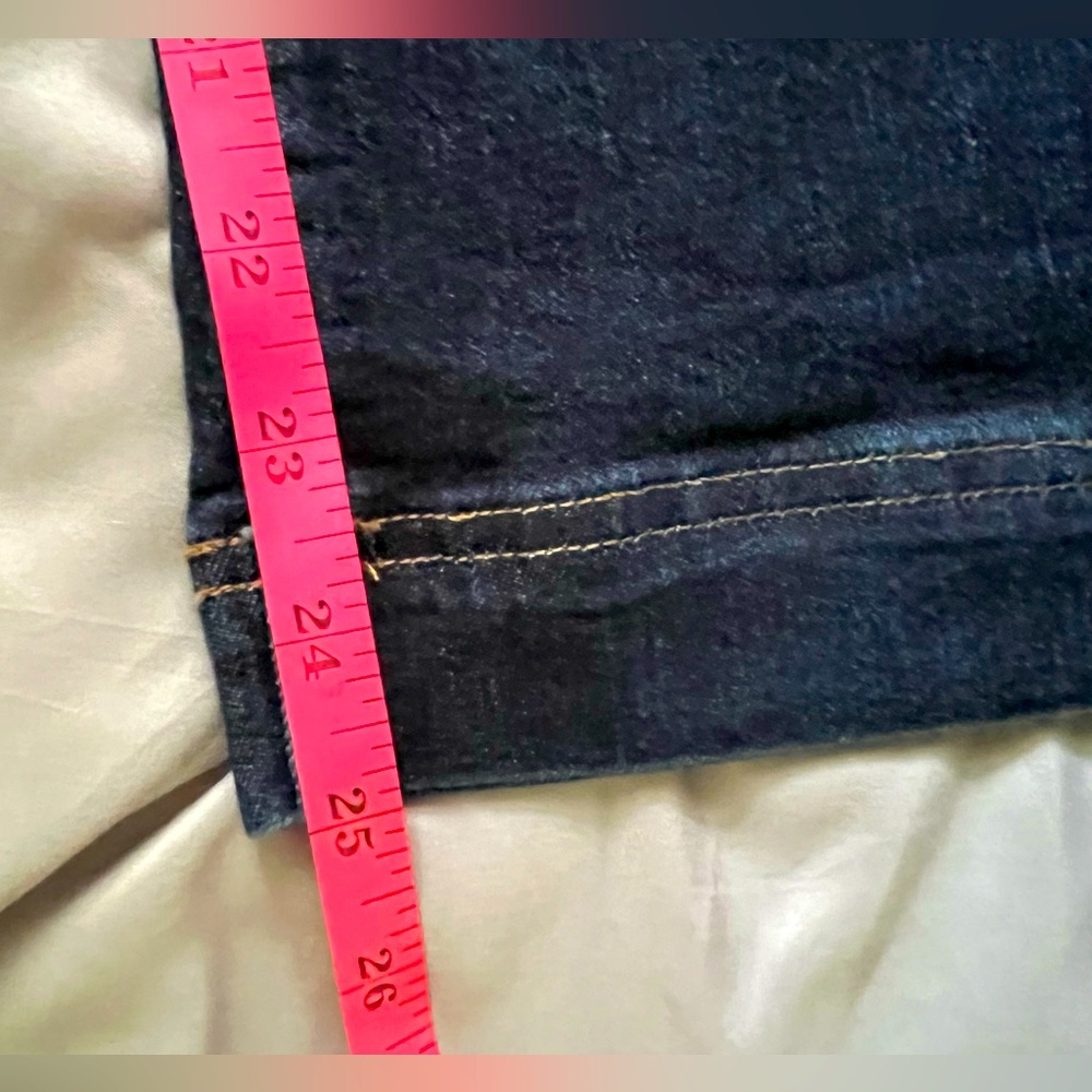 EUC Rachel Zoe Women's 2-piece Dark Wash Stretch Denim Jacket and Pants - Picture 10 of 11